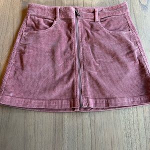 Pink American eagle corduroy skirt